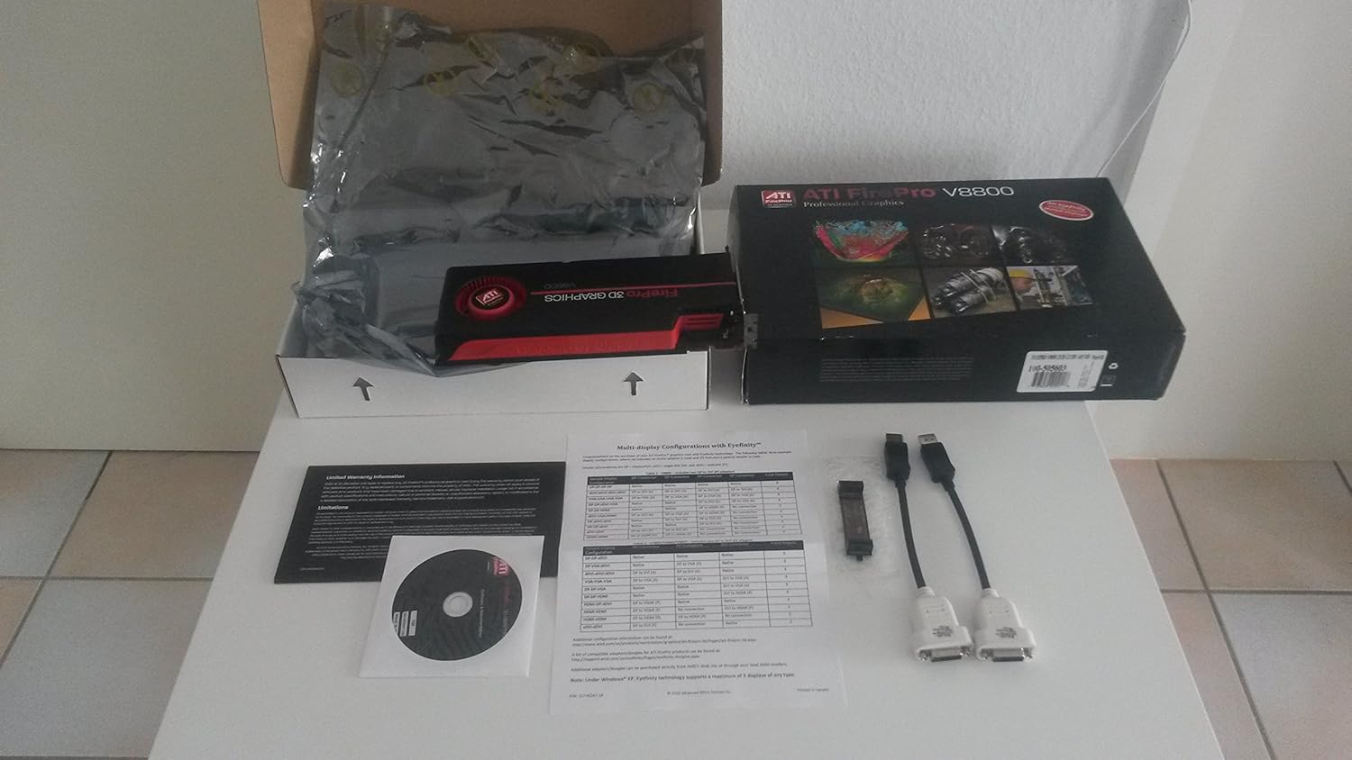 🛒 Flash Sale ATI FirePro V8800 2 GB 256-bit GDDR5 PCI Express 2.0 x16 CrossFire Supported Full Height/Full Length Workstation Video Card 100-505603 Exclusive Discount 🔥 ATI FirePro V8800 2 GB 256-bit GDDR5 PCI Express 2.0 x16 CrossFire Supported Full Height/Full Length Workstation Video Card 100-505603