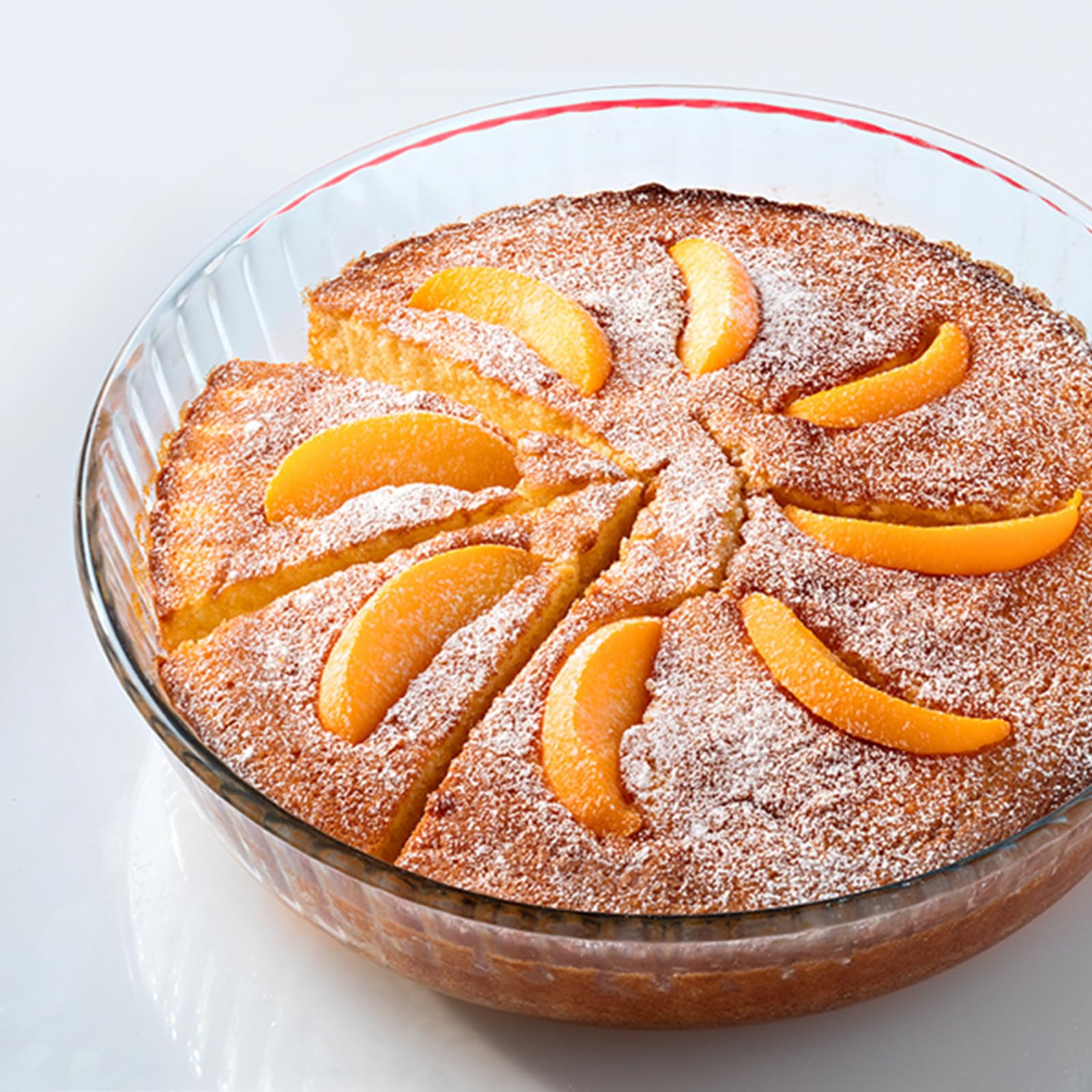 Plat à tarte profond en verre de 25,4 cm pour cuisson en verre transparent et durable