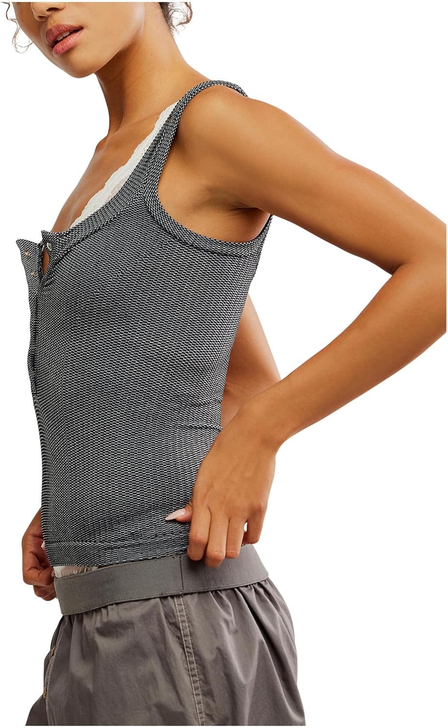 Free People Womens Clean Slate Henley - Image 2