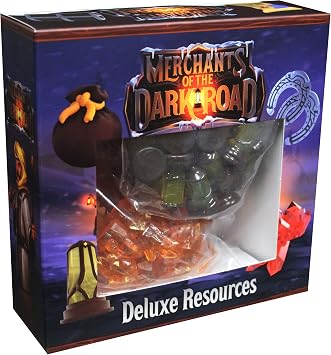 Merchants of The Dark Road Deluxe Resources Upgrade Premium Resource Components for Board Game | Enhanced Tokens & Table Presence Upgrade