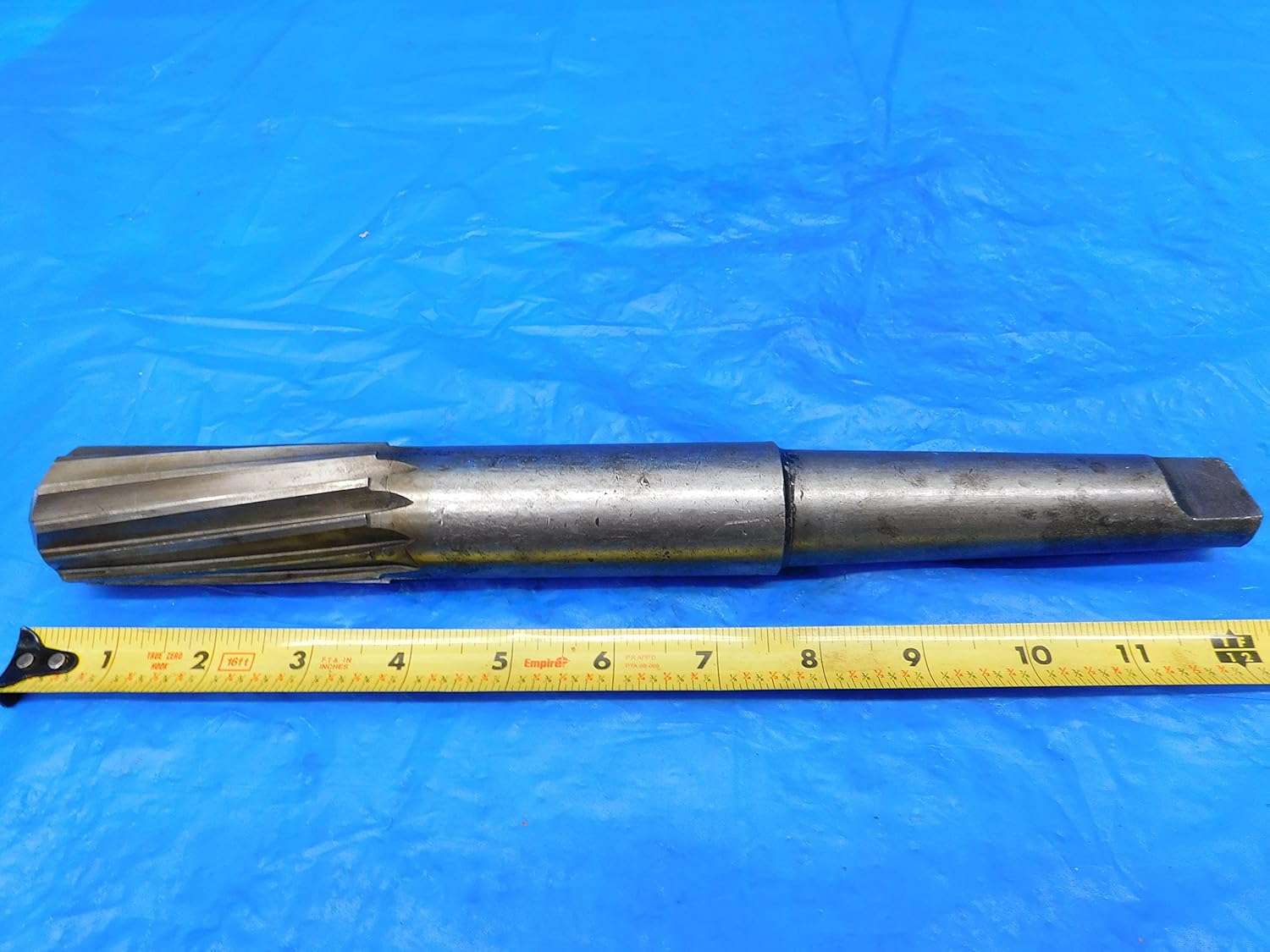 1 1/2" O.D. HSS Reamer Morse Taper #4 Shank Spiral 10 Flute MT4 1.5000 38 mm - PJ0147CG2
