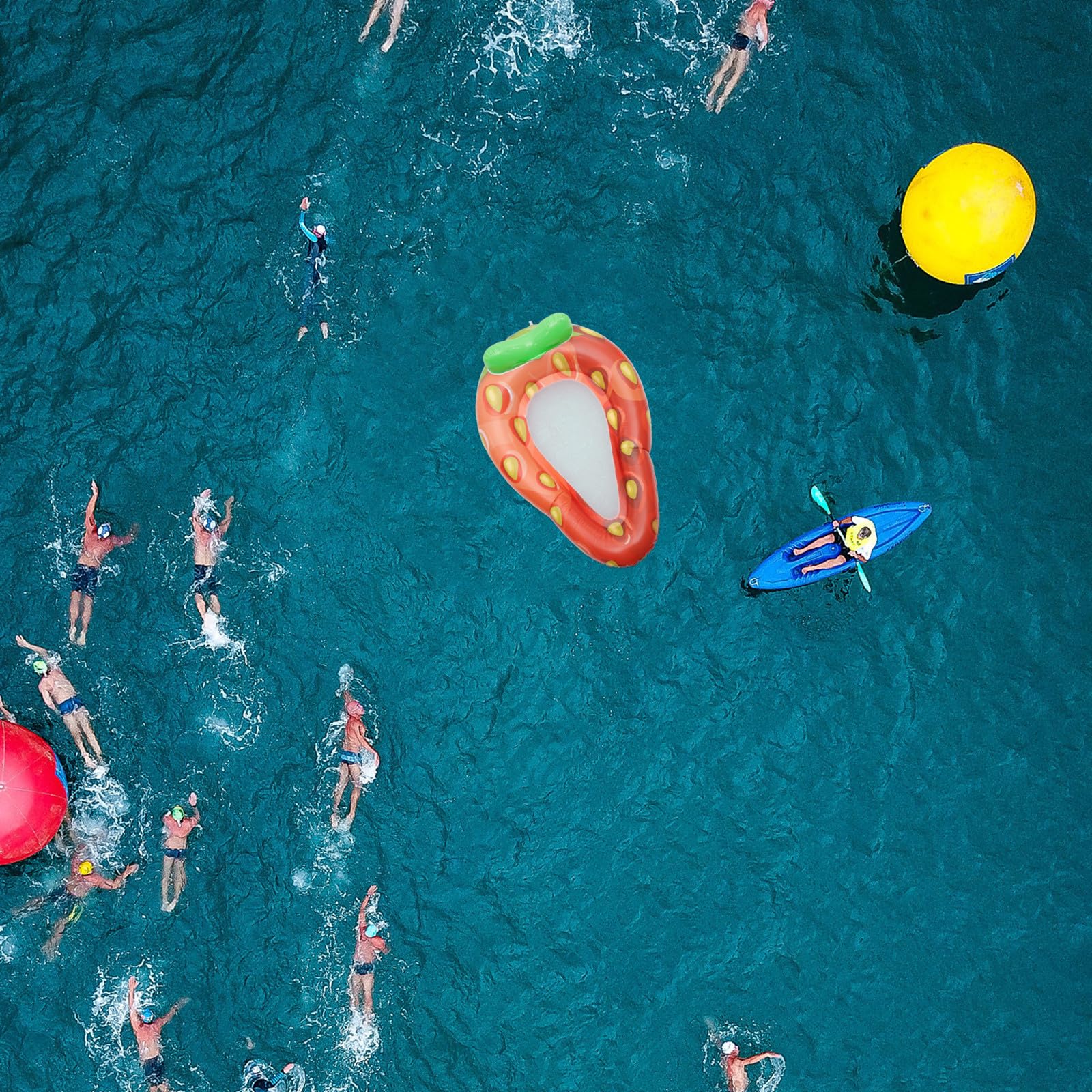 Operitacx Tappetino Galleggiante Gonfiabile per Piscina Adulti in Pvc Rosa, Lettino Piscina Gonfiabile Leggero e Comodo, per Festa Estiva e Relax in Giardino