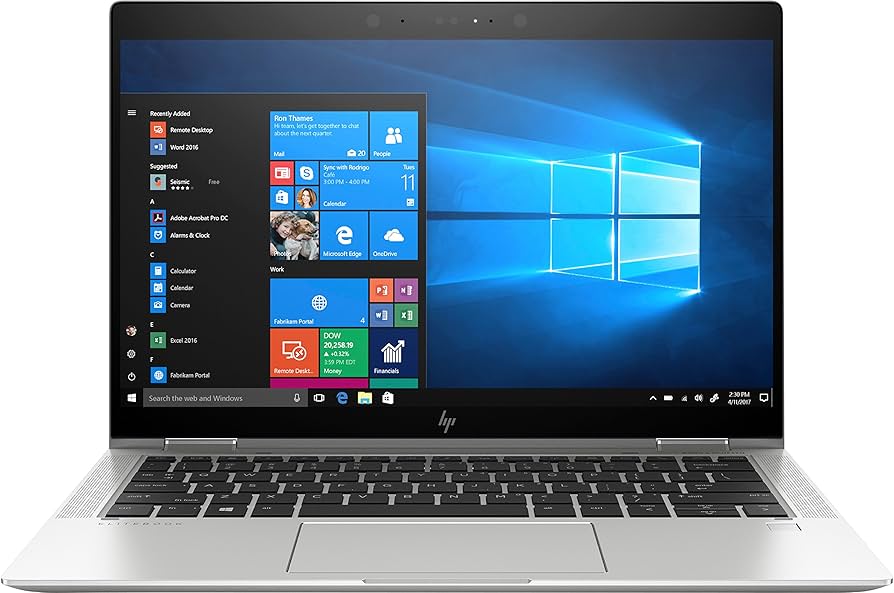 Notebook HP EliteBook x360 1030 G3 com tela LCD de 13,3