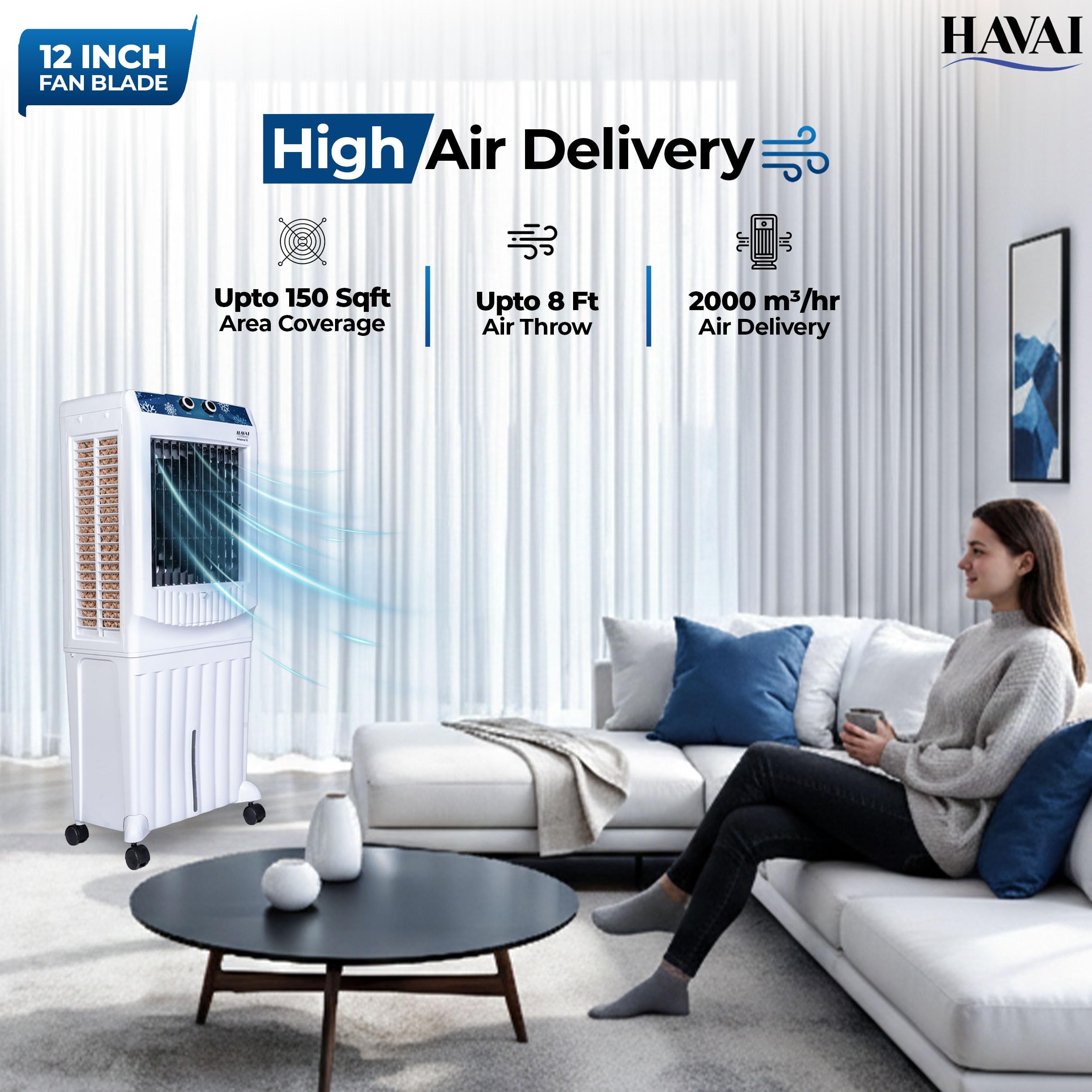 Havai Arizona 12 Air Cooler - Beat the Heat! -7 Havai Arizona 12 Air Cooler - Beat the Heat! -7