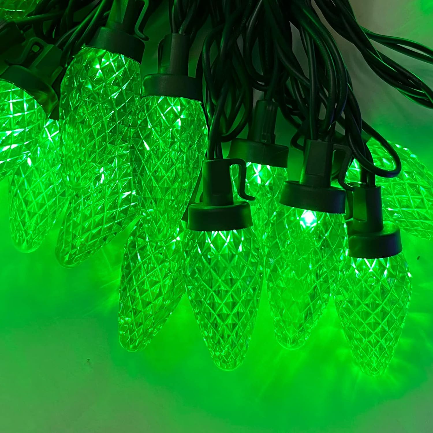 FOMOMDI C9 Christmas Lights, 50 LED 33FT Outdoor Hanging