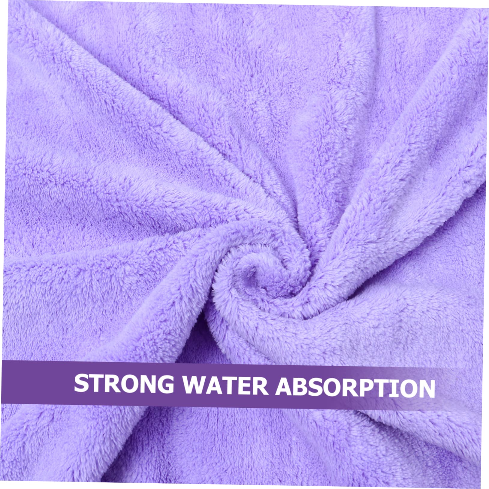 Serviette de Bain à Capuche Lapin Pourpre 70x140 pour Garçon, et Filles