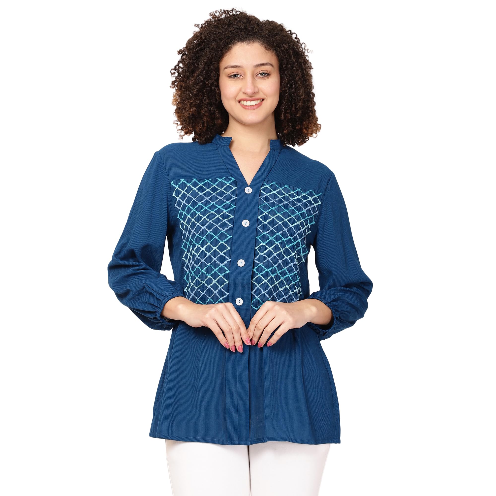 ffu Futuro Women Regular Fit Embroidered Top-picture-16