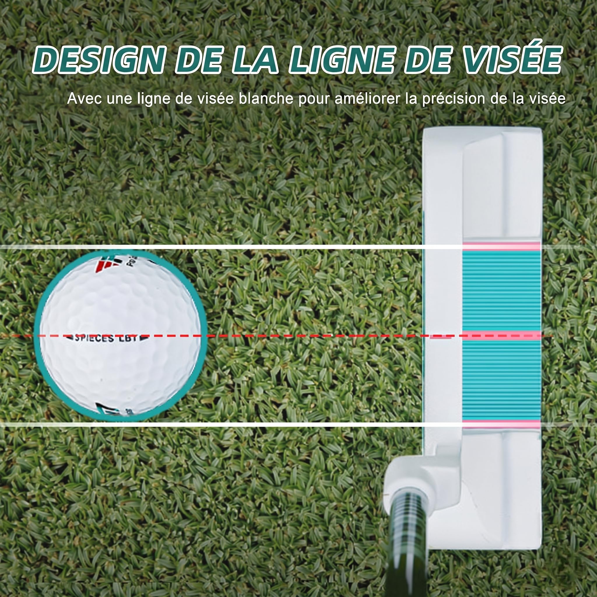 PGM Ensemble de clubs de golf pour femme avec 12 clubs – 4 bois (#1, 3, 5, 4H), 7 fers (#5, 6, 7, 8, 9, PW, SW) et 1 putter – Sac de support de golf