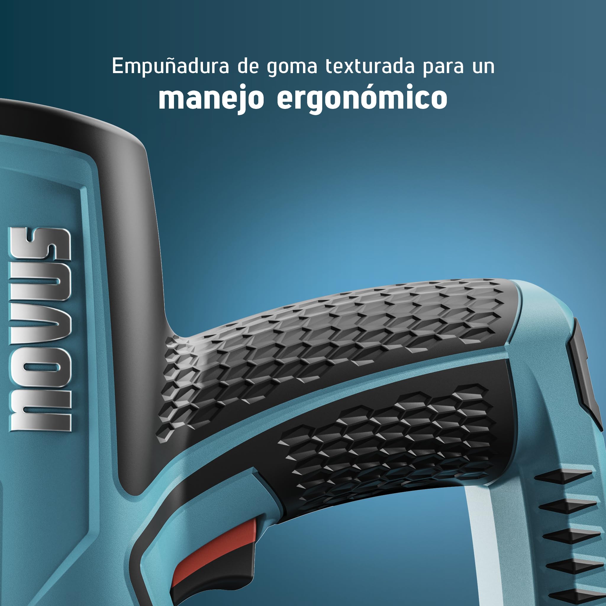 NOVUS TOOLS Juego de grapadora eléctrica J-150 con 1800 grapas, grapadora profesional y pistola de clavos con regulación de la fuerza de impacto, tope de distancia y mecanismo de carga inferior
