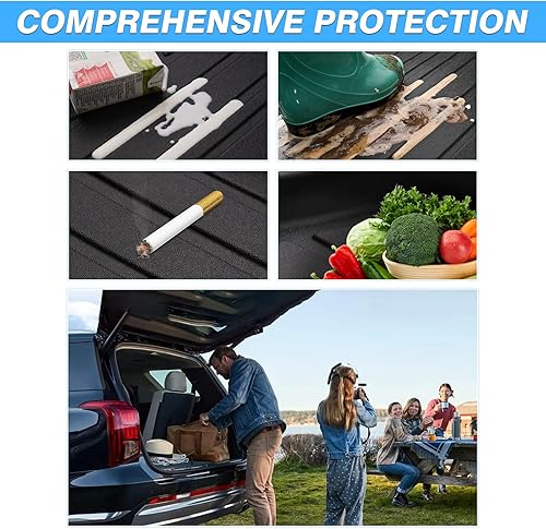 Vista 43 de Powerty Tapete de carga para BMW X5 2019-2025 2026, forro de carga TPE para todo tipo de clima, forros de maletero resistentes para BMW X5 sin