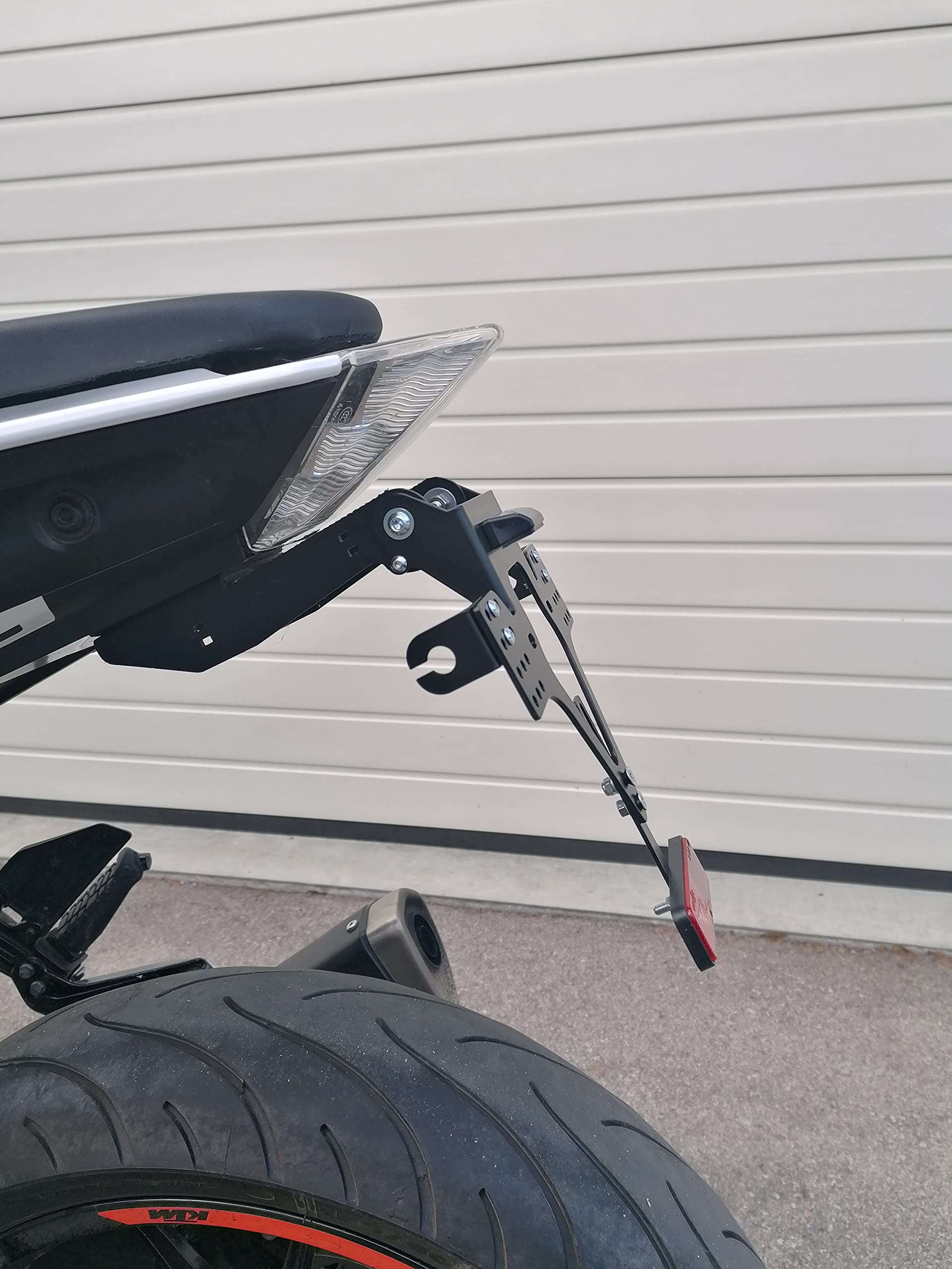 Kennzeichenhalter für KTM Duke 125 250 390 2017-2023 EVO-Set GroFaTec Kennzeichenträger Nummernschild kurzes Heck Heckumbau duke125 duke390