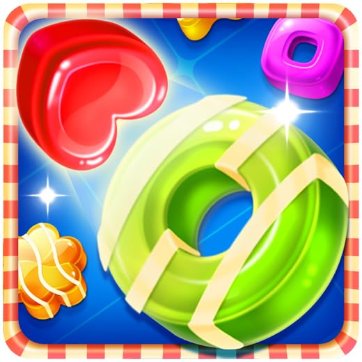 Candy Pop! - Candy Sugar Soda Match 3 Games Free (Top 1 Jelly Drop match games for adults)