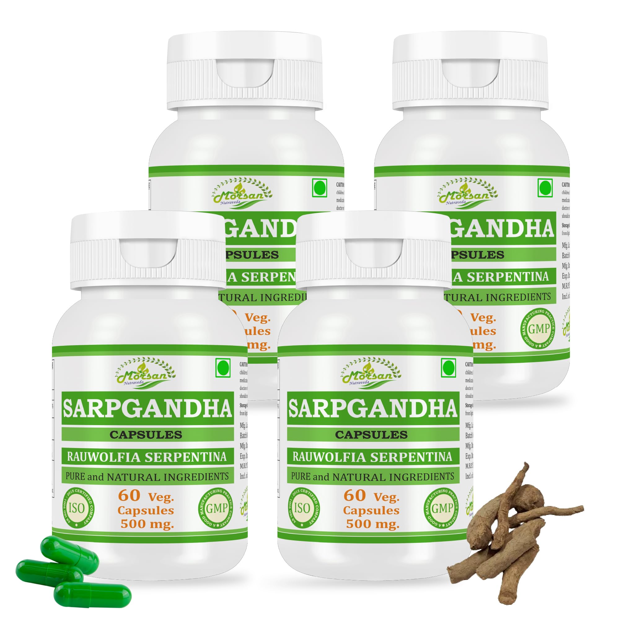 Ayurvedic Sarpagandha Capsule - Natural Calm Balance Support