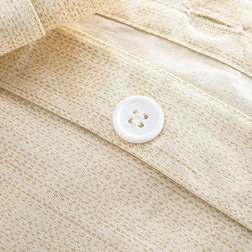 Miniatura 5 de ALEISSEL Juego de funda de edredón de 3 piezas de 100 % algodón natural, funda de edredón beige con lujosos patrones de hojas verdes, grises y