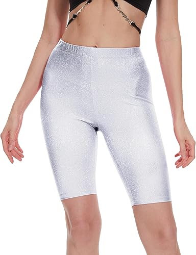 PESION - Pantalones cortos y pantalones de yoga y ciclismo de licra para mujer