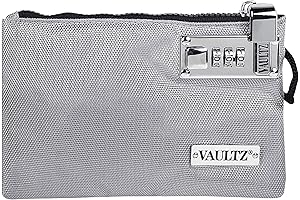 Vaultz Lock Bag for Medication and Valuables - 5x8Inch Locking Pouch for...