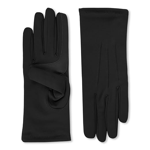 isotoner Women's Spandex Cold Weather Stretch Gloves With Warm Fleece Lining