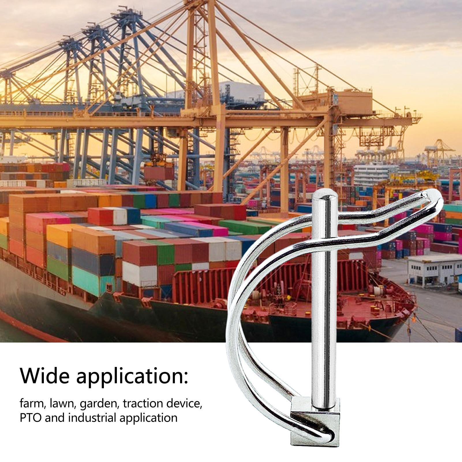 Perno Di Bloccaggio In Acciaio Inox 4.5x45mm - Per Camion, Barche E Rimorchi - Foto 8