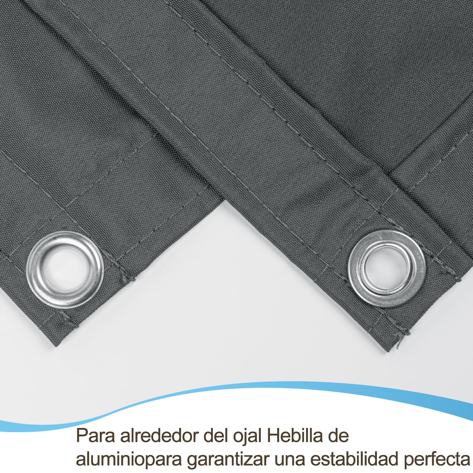 SUNNY GUARD Pantalla Privacidad Balcón 100x600cm Ocultacion Balcon Impermeable,a Prueba de Viento y con Protección UV para Exteriores,Incluye Cables de Instalación,Antracita Oscuro