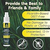 Vista 3 de Picaridin Super Bundle; Toallitas repelentes de insectos sin perfume (80 ct), espray continuo de Mistosol más tres aerosoles de viaje de 1 oz