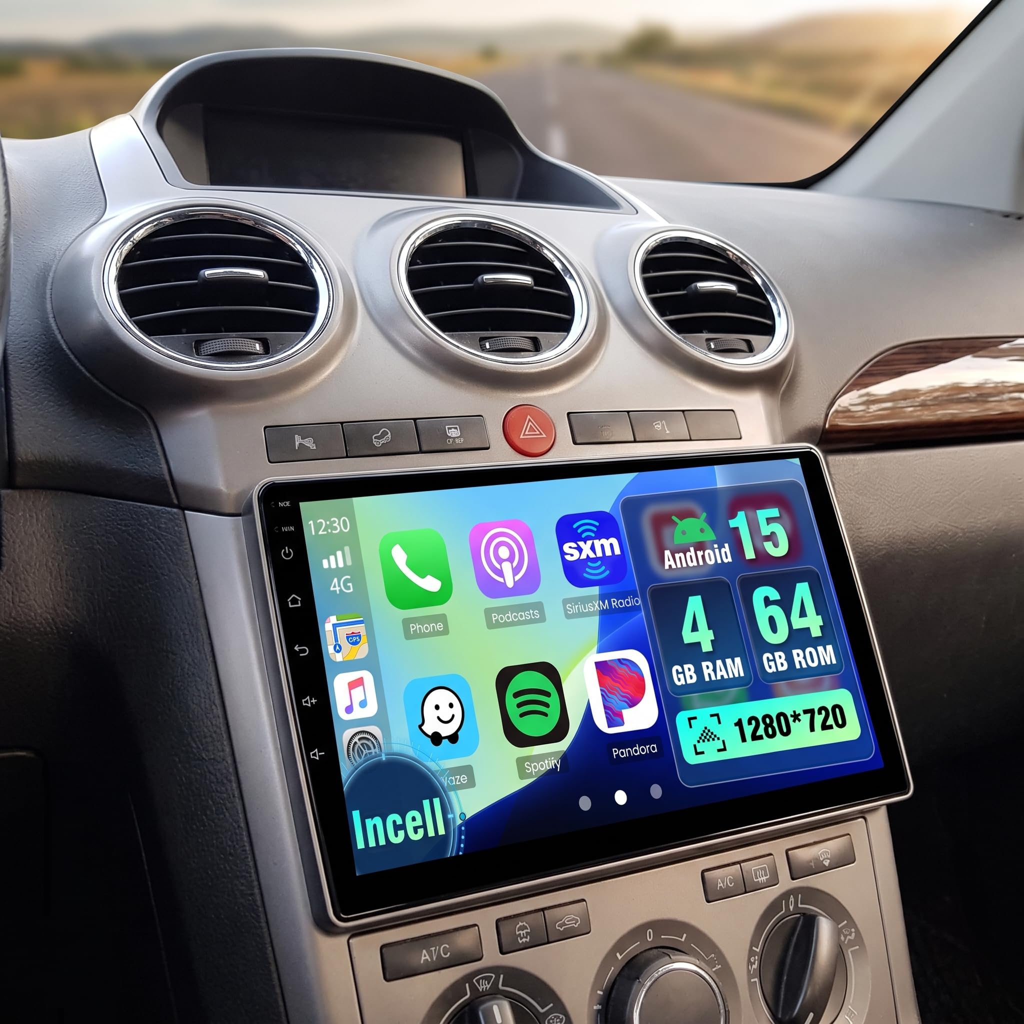 Hikity 4+64G 9" Radio Android para Opel Astra H/Zafira B/Corse C D