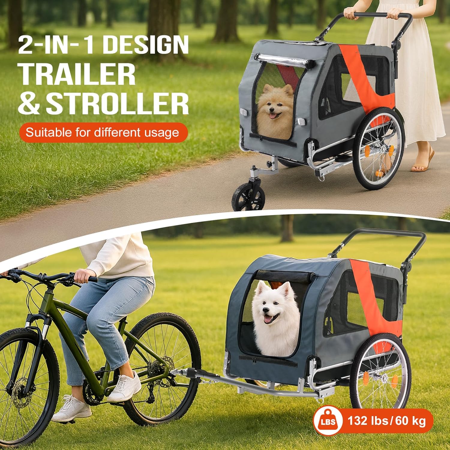 Unleash Adventures: Ktaxon 2-in-1 Pet Bike Trailer Review