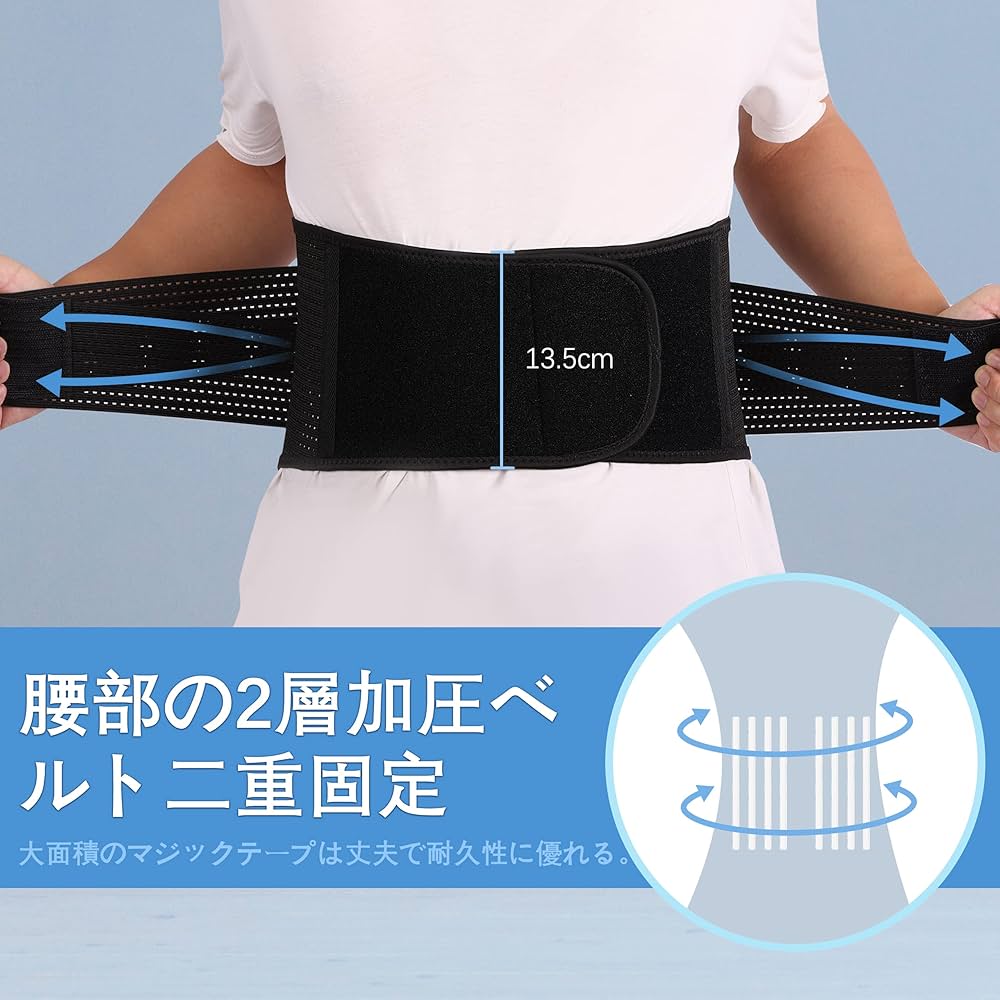 Amazon.co.jp: CruiserRhino 腰用ベルト メッシュ通気 コルセット 調整