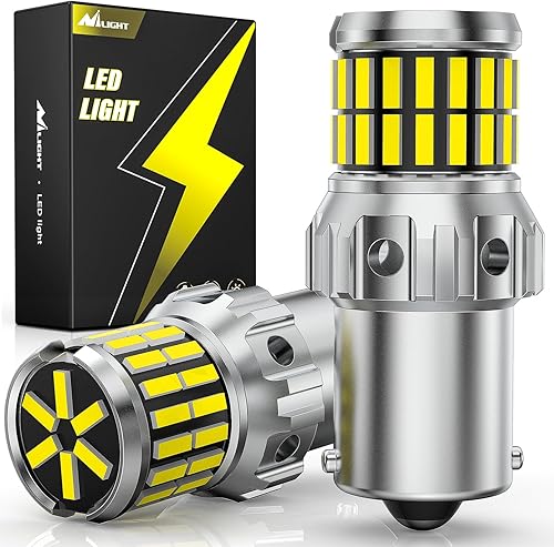 Miniatura 8 de Nilight 7440 7443 T20 Bombillas LED de freno 4014 63SMD, luces de freno rojas de repuesto para luces de respaldo, luces traseras, intermitentesluces