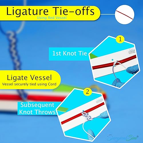 Miniatura 5 de Kit de atado de nudos: tablero simulador para practicar técnicas de nudo, incluye tabla de práctica, cuerda/cuerda extralarga, componentes