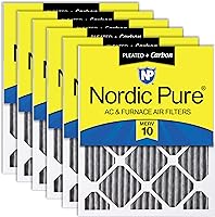 Vista 107 de Nordic Pure 20x20x1 (19 1/2 x 19 1/2 x 3/4) Filtros de aire plegados MERV 12, paquete de 6