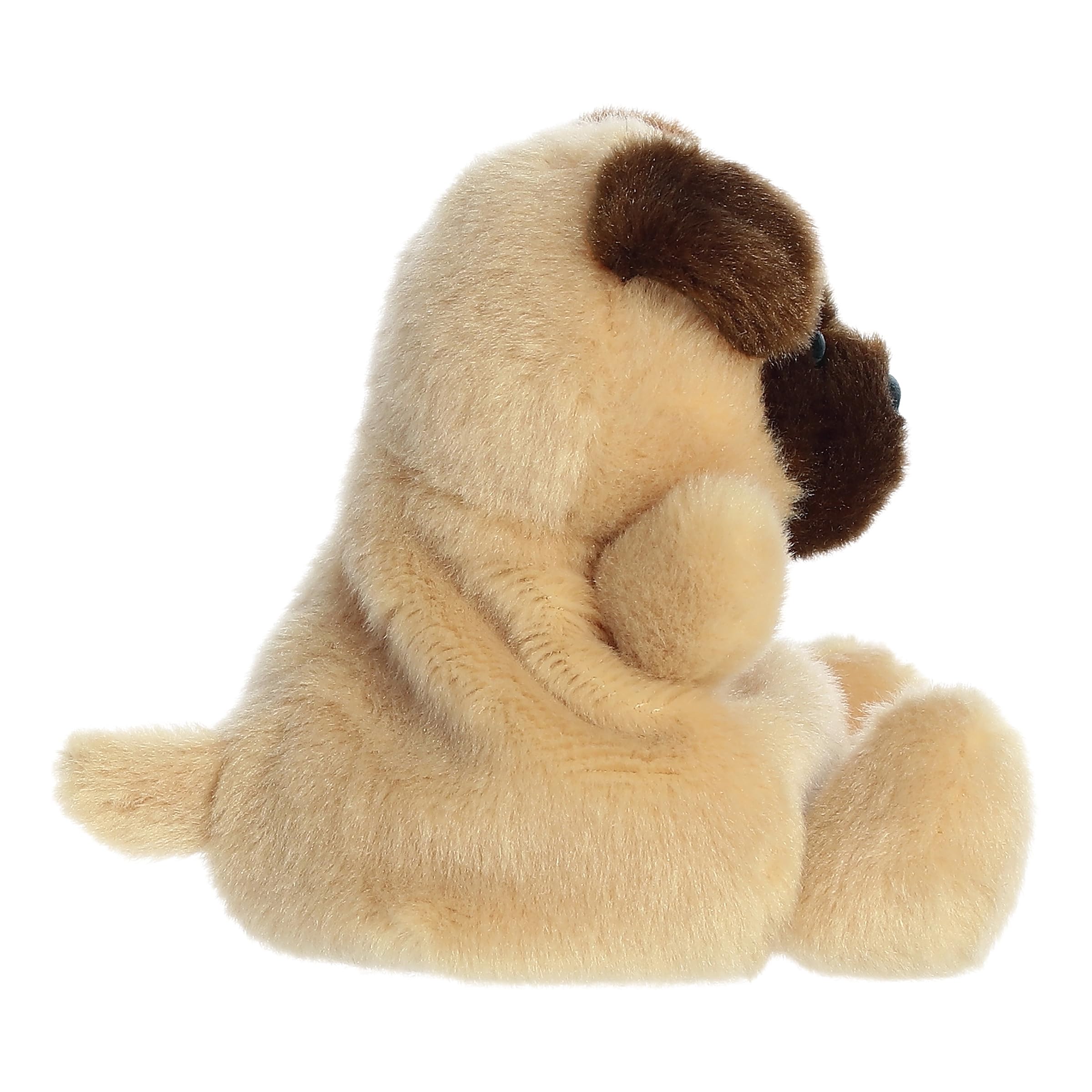 Aurora Adorable Palm Pals Frankie Pug Stuffed Animal - Fun Collectible Plush for Kids and Adult Collectors - Perfect for Decorating Rooms and Birthday Gifts - Brown 5 Inches