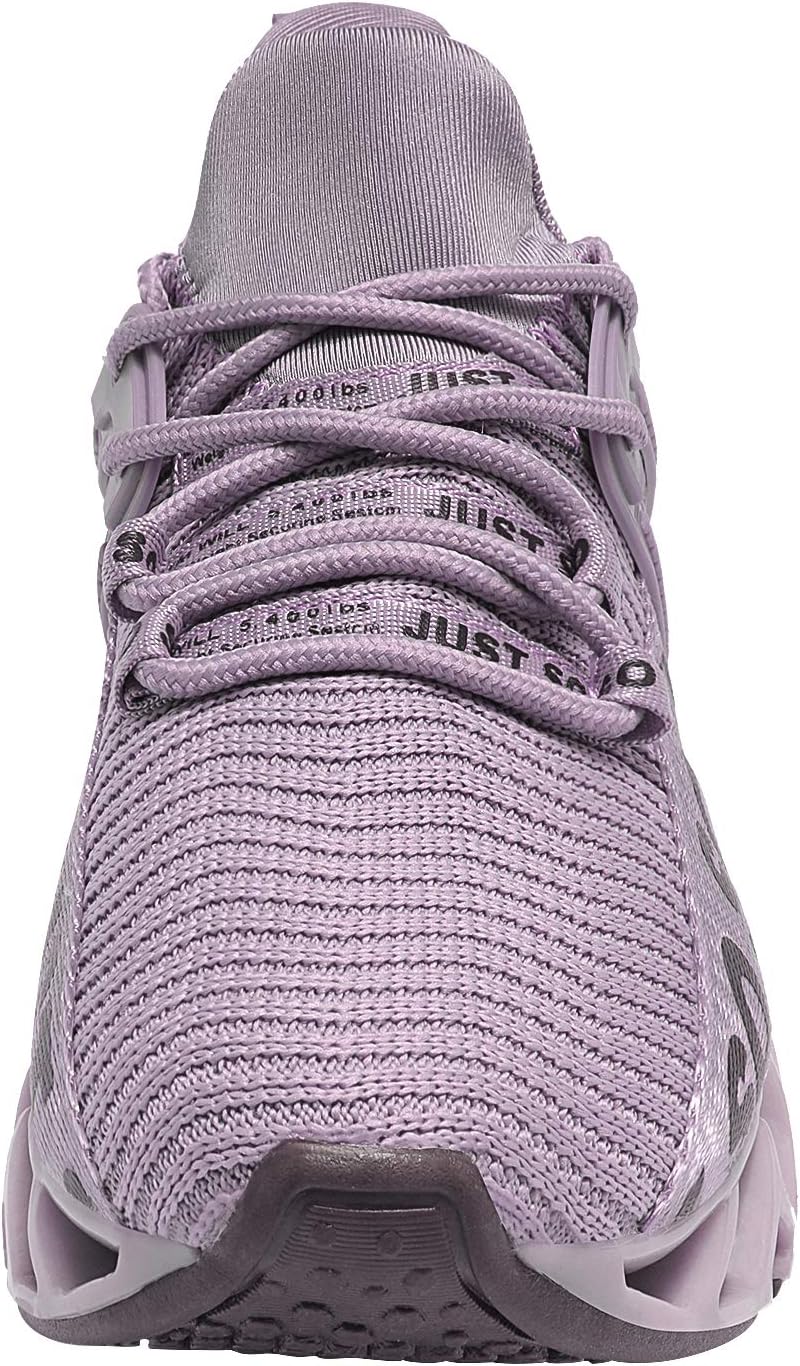 JointlyCreating Womens Non Slip Running Shoes Athletic Tennis Sneakers Sports Walking Shoes 8 Light Lilac