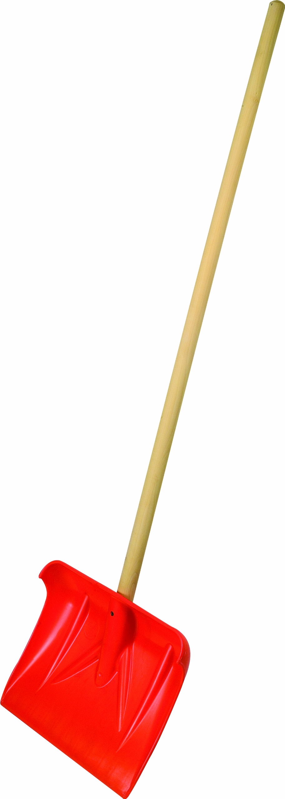 Pala Da Neve Falci In Plastica Rossa - Con Manico In Legno - Foto 10