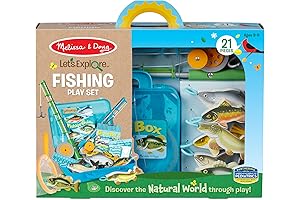 Melissa & Doug Let's Explore Fishing Set | Pretend Playset