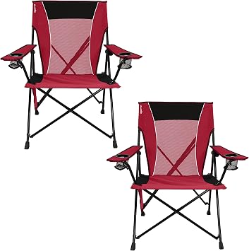 Kijaro Dual Lock Bundle Camping Chair, Ripstop PolyesterRed Rock Canyon Fabric