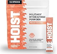 Vista 10 de HOIST Mezcla de bebidas electrolíticas en polvo – Rehidratación rápida, fórmula de hidratación militar – Ponche de frutas