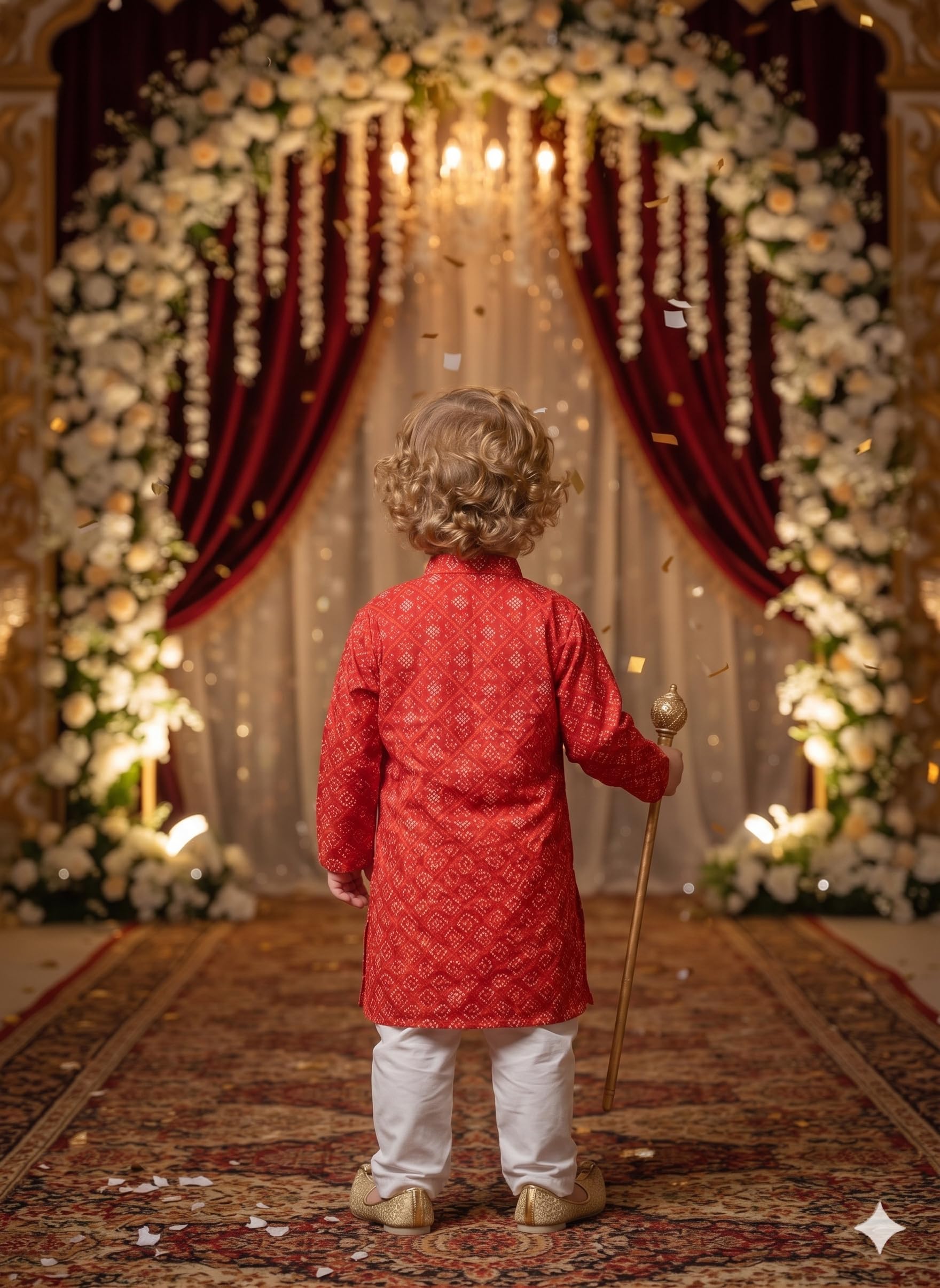 A.T.U.N. (ALL THINGS UBER NICE) Set pigiama Kurta 100% cotone stampato per bambini, set di abbigliamento etnico indiano morbido e confortevole | Festival, celebrazioni, matrimoni, funzioni, riunioni
