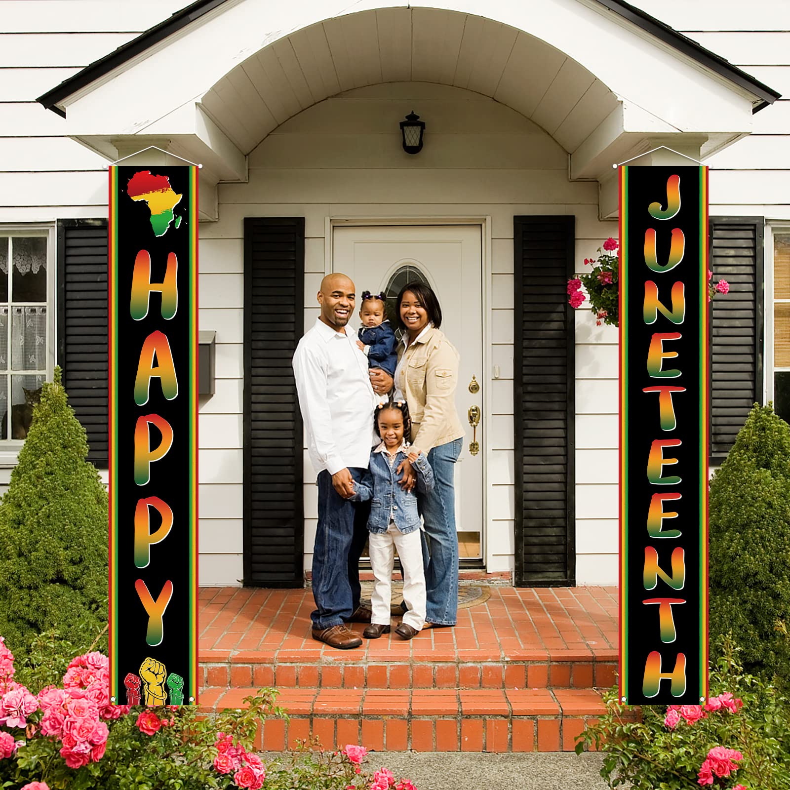 Juneteenth Porch Sign | Juneteenth Outdoor Decor | Multi Sizes