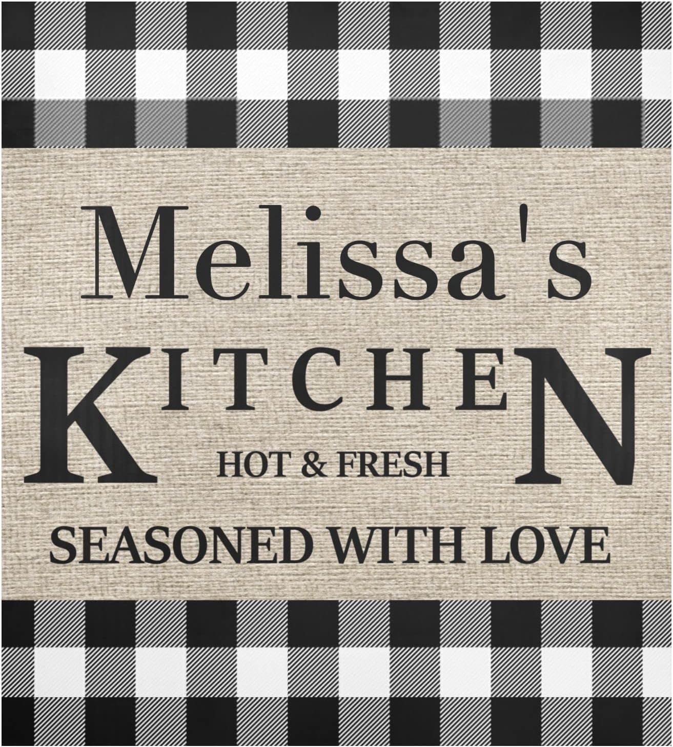 White Plaid Buffalo Farmhouse Custom Dishwasher Magnet Cover Dishwasher Magnets Decorative Cover Magnetic Dishwasher Cover Panel Magnetic Refrigerator Cover for Farmhouse Kitchen Home - 23 X 26 in