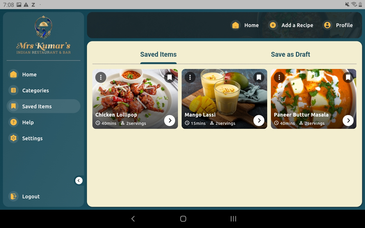 Recipe Vault by Restaurantify - App on Amazon Appstore