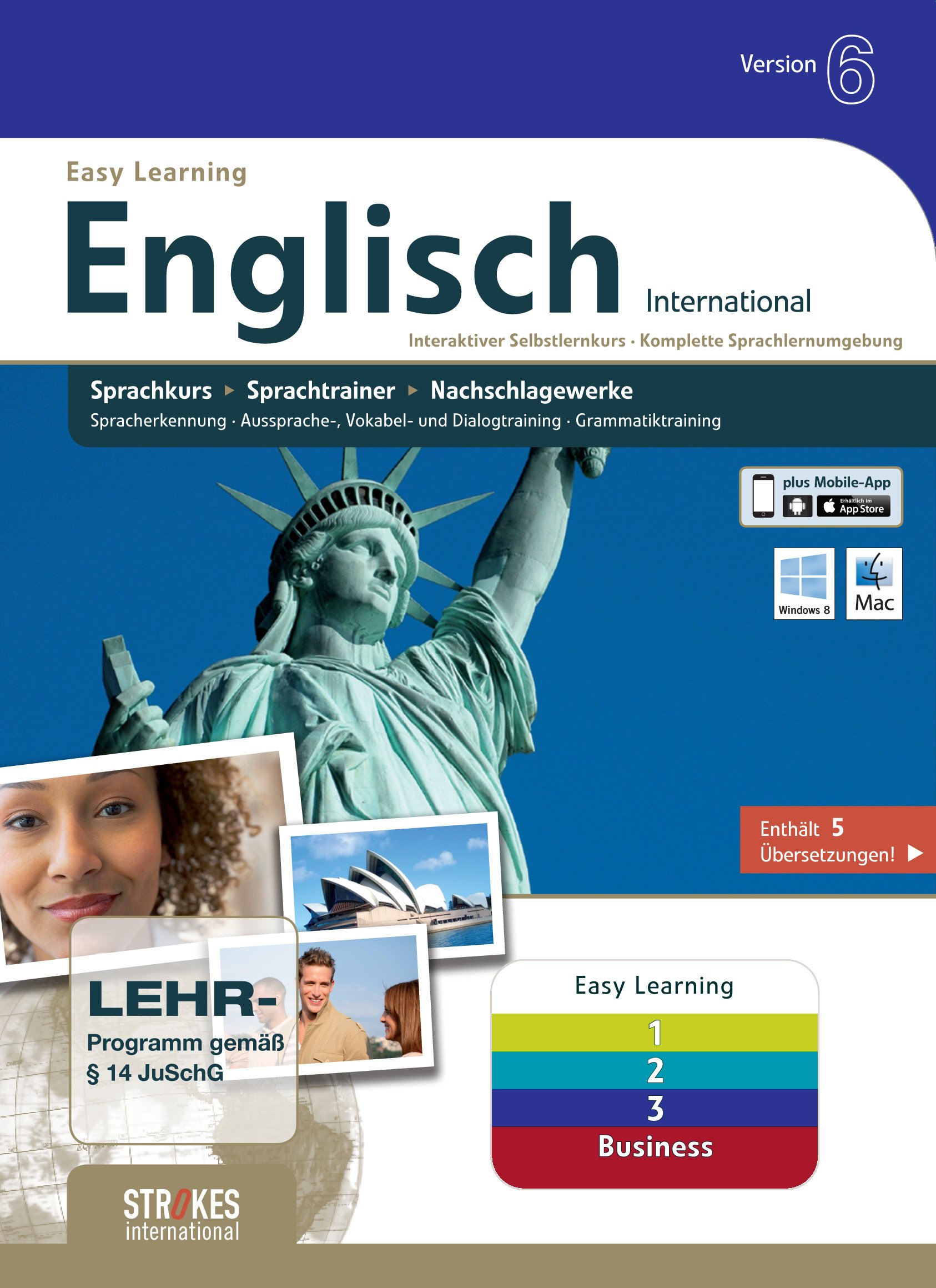 Strokes Easy Learning Englisch 1+2+3+Business Version 6.0