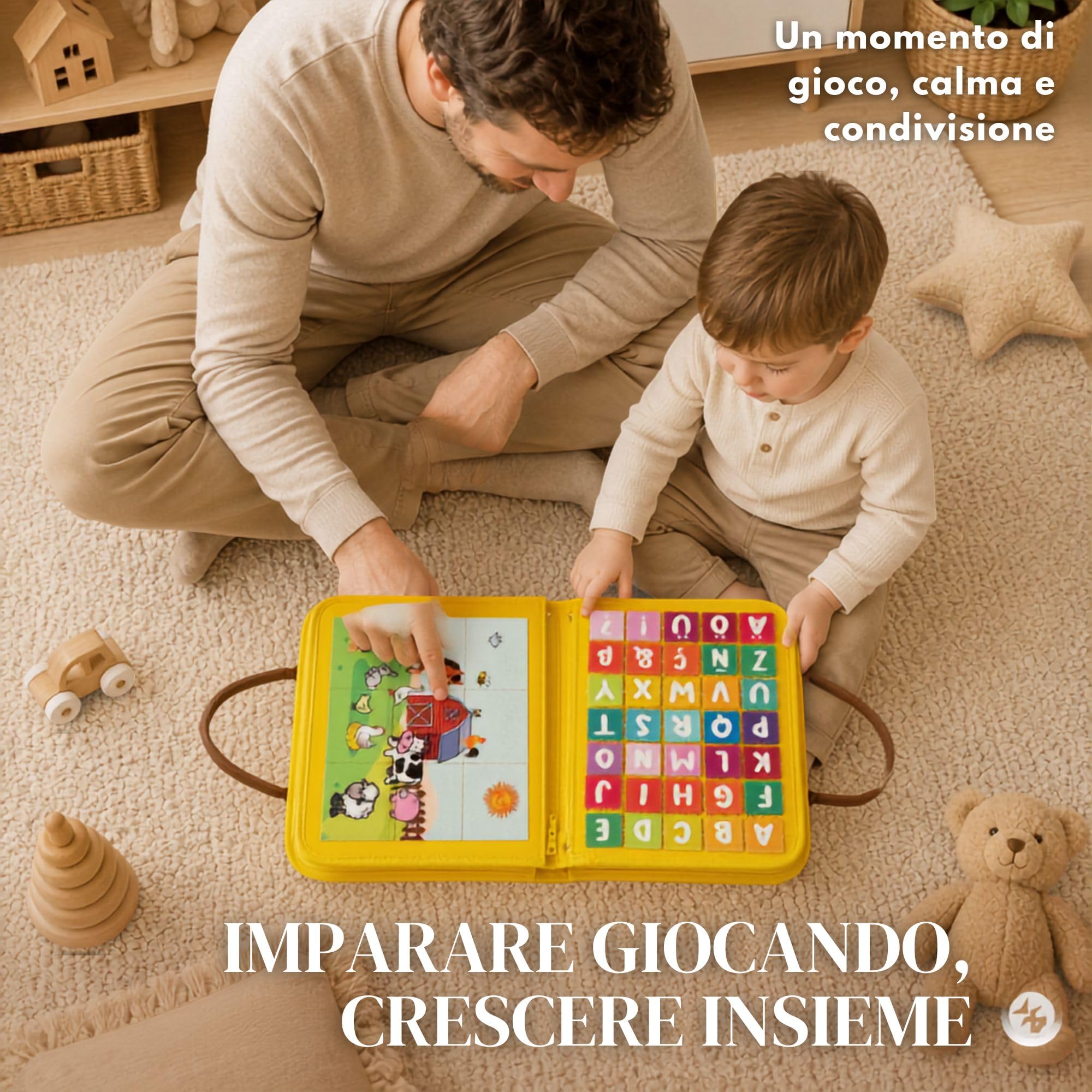 Busy Board Montessori. Panelli Sensoriali per la Motricità fine con Lavagna per Bambino di 2 3 4 5 Anni L'Apprendimento Abilità di Vita Giocattolo Educativo da Viaggioni Regalo di Compleanno