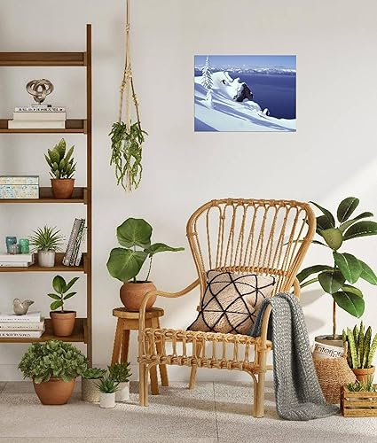 Miniatura 3 de Lienzo decorativo para pared, diseño de lago Tahoe, California, Estados Unidos, decoración escénica, 32 x 24 pulgadas
