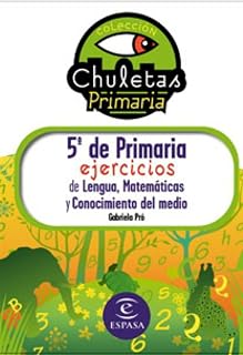 Chuletas para 5º de Primaria Ejercicios de Lengua Matematicas C Onocim