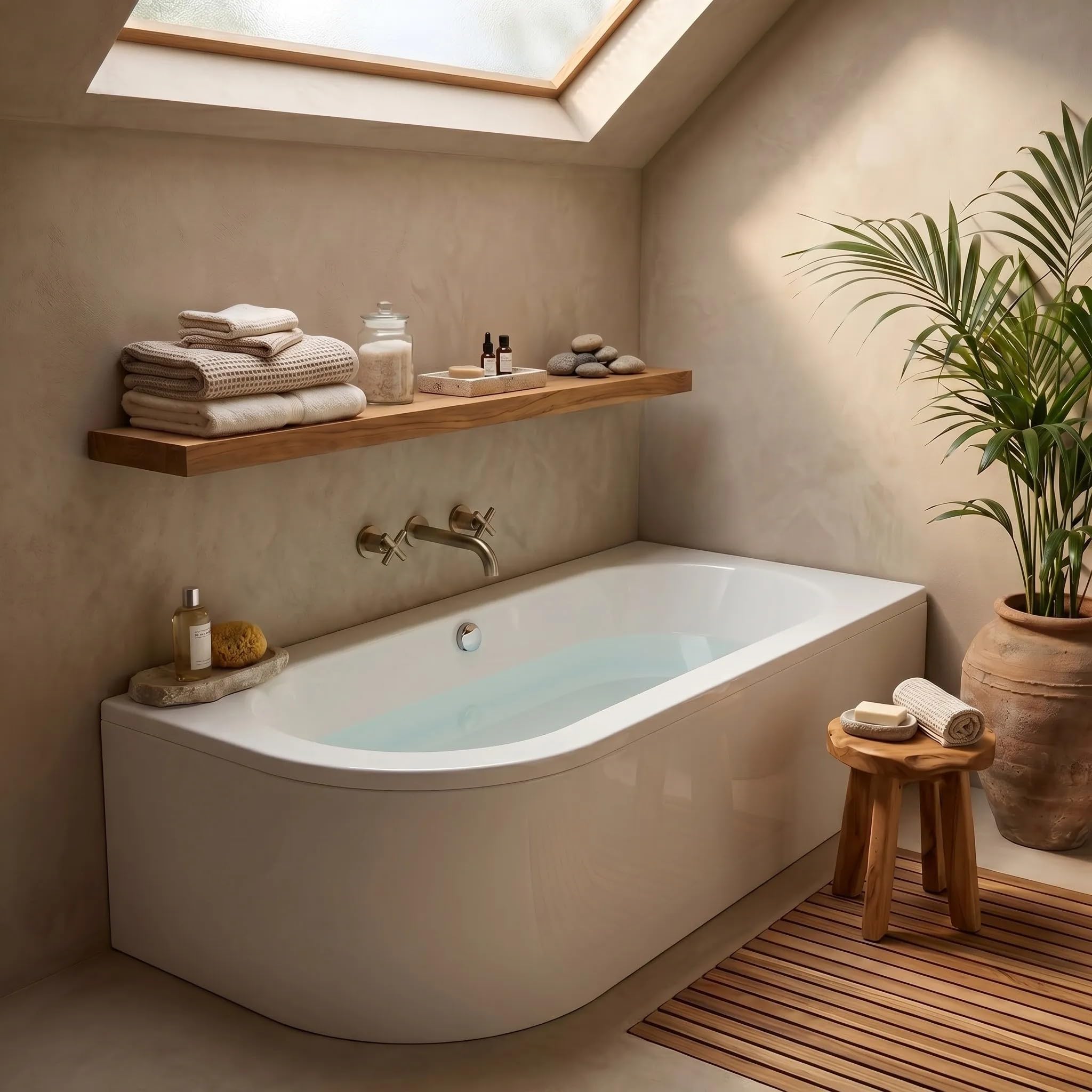 Rea - Bañera Orion Derecha - Acrílico - Blanco - 169,5x75x56 cm