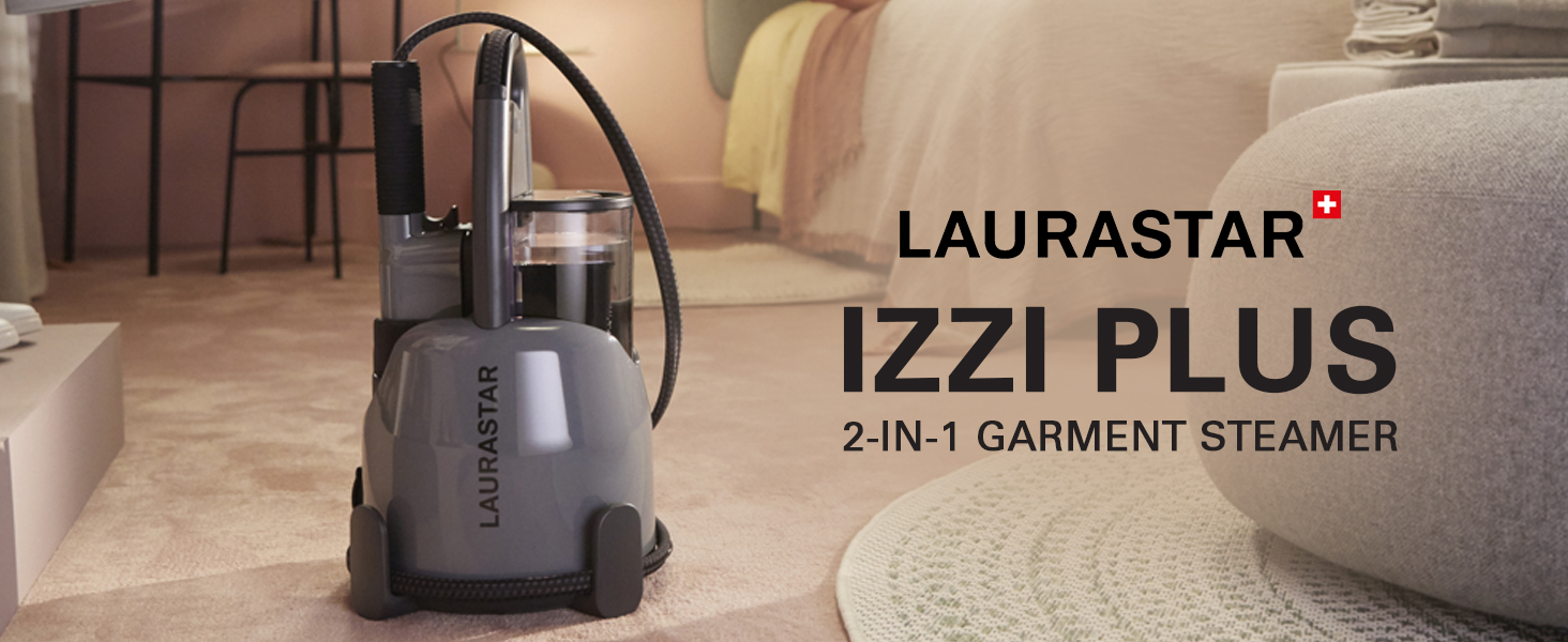 Laurastar IZZI Plus 2-in-1 Garment & Surface Steamer, 2000W