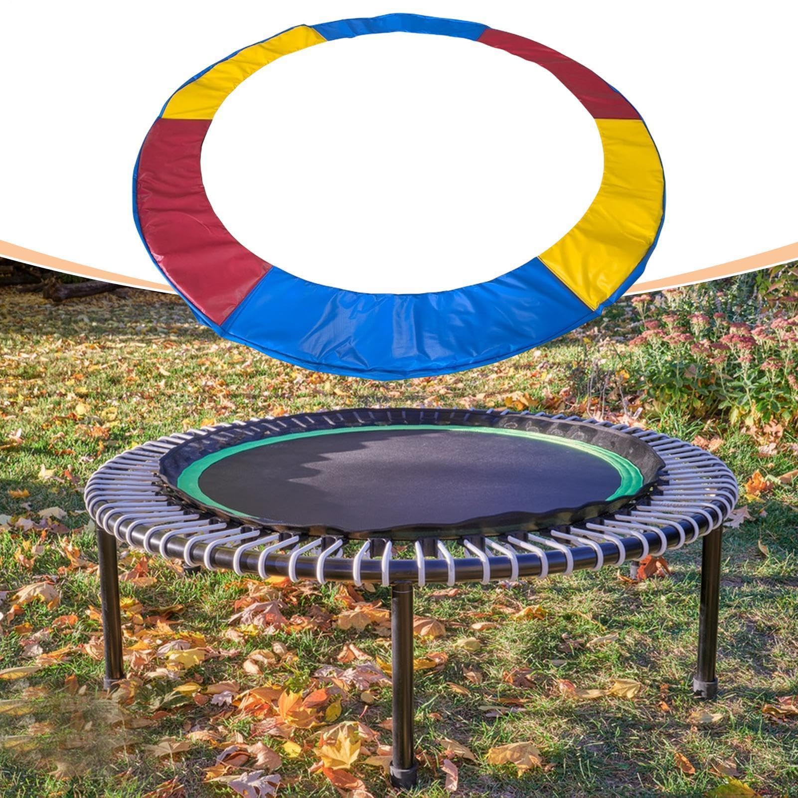 Tappetino per trampolino – Protezione colorata per salti, tappetino di ricambio per trampolino, per giardino, parco giochi all'aperto, palestra, cortile, salti, allenamento, fitness