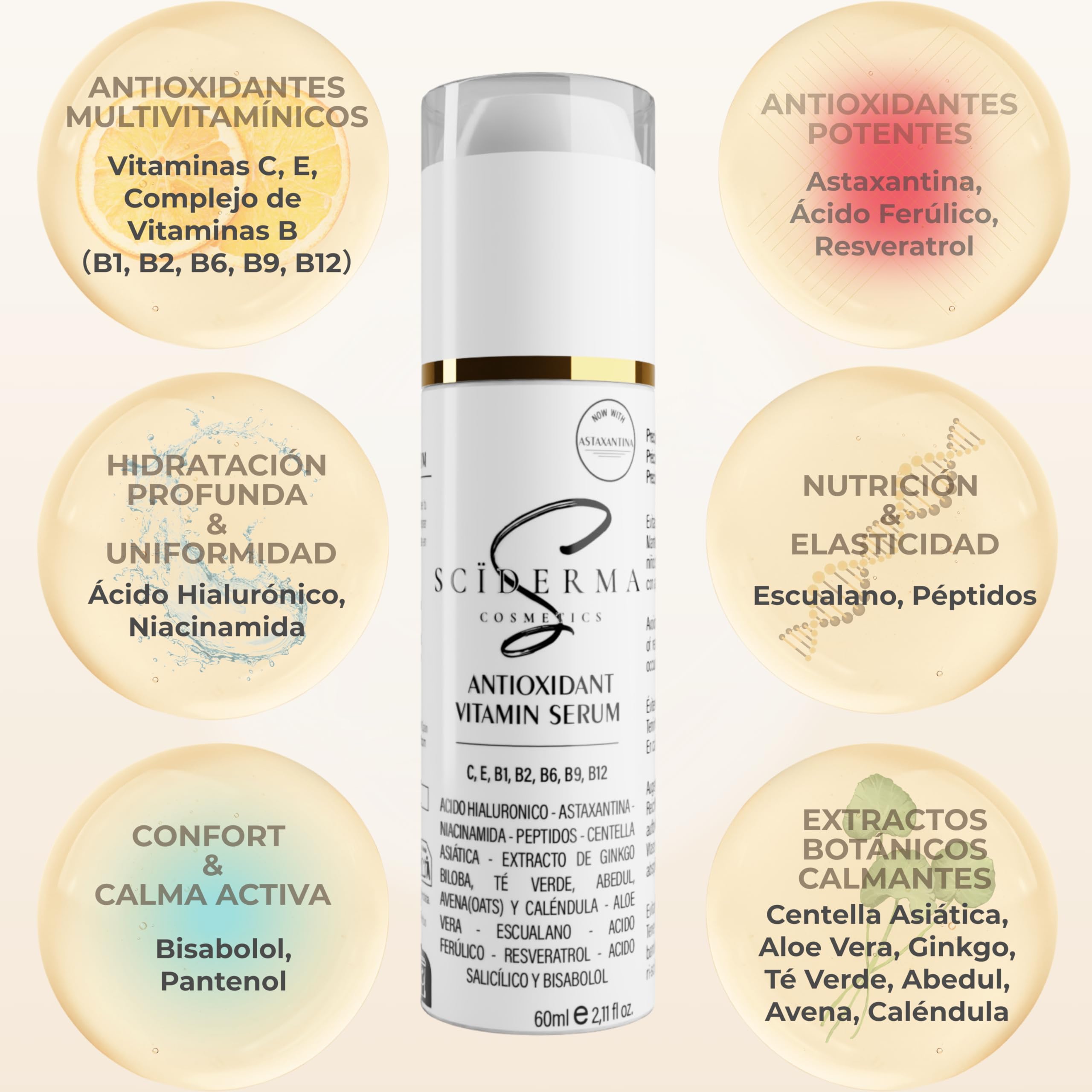El sérum SCÏDERMA combina múltiples activos para una piel radiante y saludable.