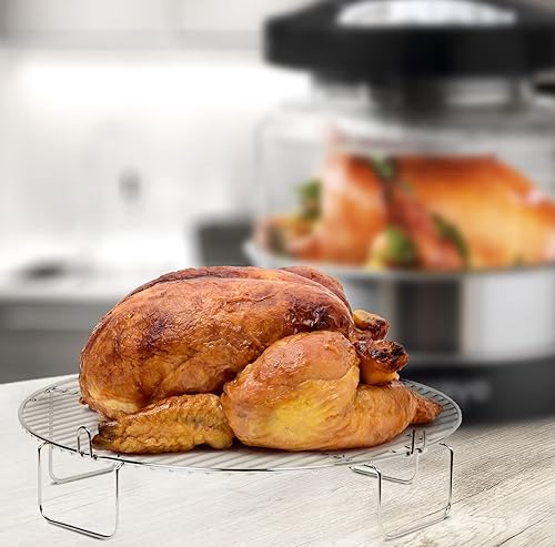 Miniatura 2 de Nuwave Primo - Estante de cocina reversible de 1 pulgada y 3 pulgadas para los modelos Oven Pro Plus y Elite - Pieza de repuesto genuina hecha por