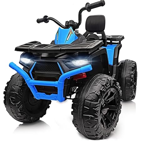 Picture of Kids ATV 4 Wheeler, 24V Ride On Toys Car for Big Kids with 400W Motor, 2 Seater - Blue
